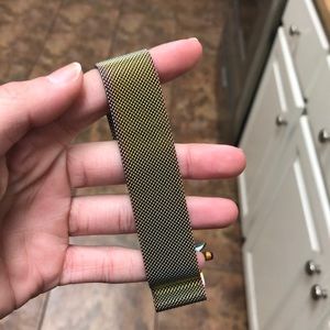 used apple watch band metallic chrome